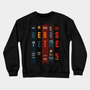 John Carpenter Retro VHS Horror Tape Spine Tribute Crewneck Sweatshirt